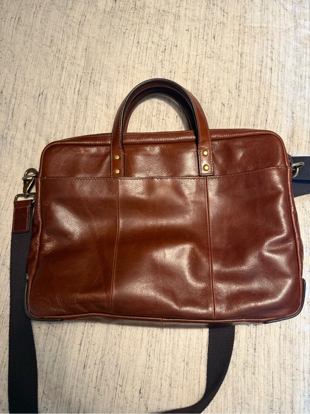 Fossil Leather Briefcase - Picture 2 of 3